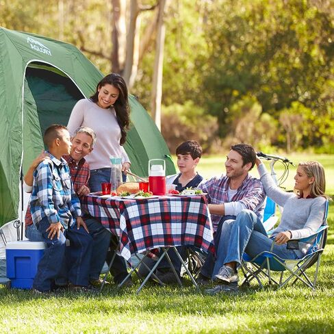 8 Person Camping Tents, 14’ X 8’ X 72'', Easy Set Up,Waterproof Family Tent for Outdoors & Travel with Large Mesh Windows in Saudi Arabia