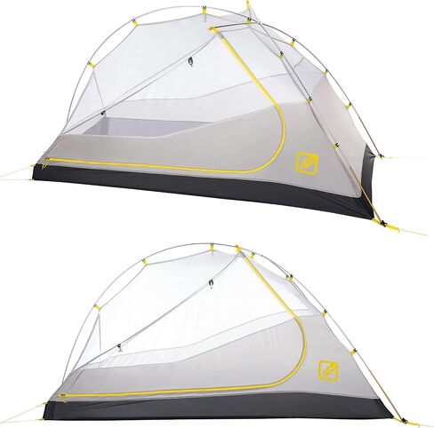Featherstone Backpacking Tents for Camping & Hiking 1-2 Person | Lightweight, Waterproof, 3-Season, Compact, Dual-Layer - Includes Footprint, Stakes, Repair Splint, & Mesh Gear Loft in Saudi Arabia