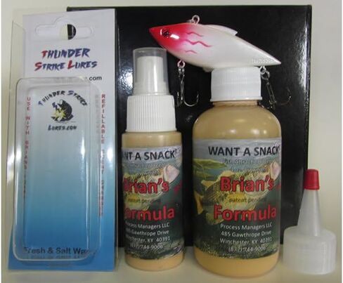 Thunder Strike Lures Gift Box - Liquid attractant & Lipless Crank Bait with refillable Chamber. in Saudi Arabia