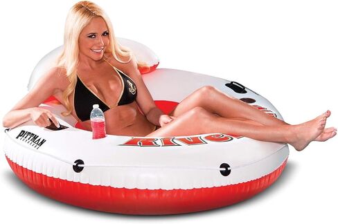 أنبوب عائم للمياه قابل للنفخ من بيتمان أوتدوردز ريفر دريفتر مع مبرد على شكل صندوق ثلج، لشخص واحد in Kuwait