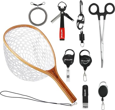 Fly Fishing Tools Kit and Accessories Combo Kits, Fishing Quick Nail Knot Tying Tool, Hook Remover Forceps and Pliers, Stainless Steel Salmon and Trout Multiple Fishing Set Gear Tool Assortment in Kuwait