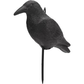 Kadimendium Garden Crow Decoys, Crow Decoy Lightweight Durable for Courtyard in Saudi Arabia