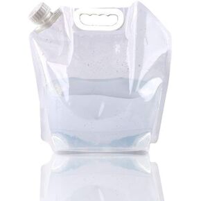 SUPANT Collapsible Emergency Water Jug Container Bag, Freezable, BPA Free Plastic Water Carrier Tank, Outdoor Folding Water Bag for Sport Camping Riding Mountaineer Backoacking, Food Grade