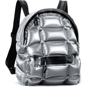 حقيبة ظهر منتفخة للسفر وصالة الألعاب الرياضية من BUTI4WLD، حقيبة ظهر مقاومة للماء بتصميم قابل للنفخ وخفيفة الوزن مع حقيبة ظهر ذات سعة كبيرة للنساء والرجال، فضي in Kuwait