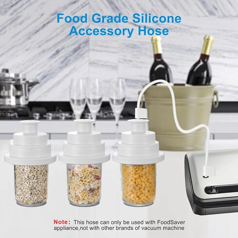2 in 1 Mason Jar Vacuum Sealer - Food Vacuum Sealer Food Jar Protector Vacuum Sealing Kit For Wide-Mouth And Regular-Mouth Mason Jars, in Saudi Arabia