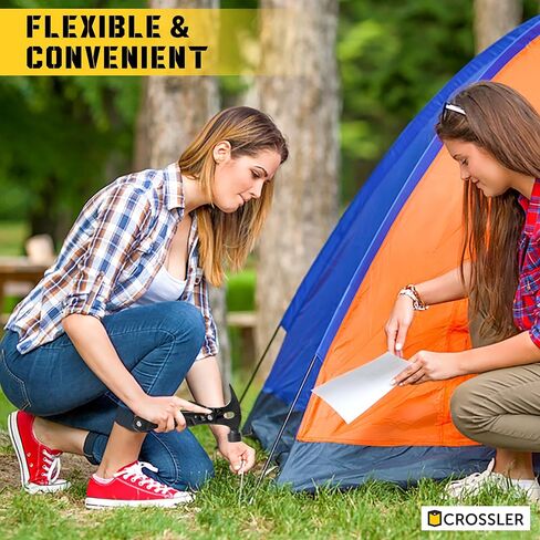 CROSSLER Multi Tool Hammer, 14-in-1 Multi-Functional Hammer, Survival Portable Multitool with Hammer, Camping Accessories Survival Gear, Anniversary Unique Gifts for Him Boyfriend Husband in Saudi Arabia
