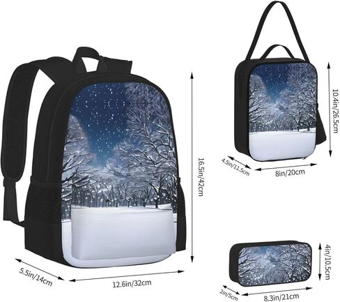 NEZIH خريطة العالم الجغرافيا على ظهره حقيبة السفر Daypack مع صندوق الغداء حقيبة أقلام رصاص 3 قطعة مجموعة حقيبة الظهر عادية موضة حقائب الظهر in Kuwait