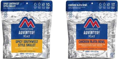 Mountain House Spicy Southwest Style Skillet | Freeze Dried Backpacking & Camping Food & Chicken Fajita Bowl | Freeze Dried Backpacking & Camping Food in Saudi Arabia