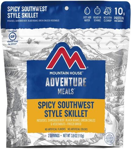 Mountain House Spicy Southwest Style Skillet | Freeze Dried Backpacking & Camping Food & Chicken Fajita Bowl | Freeze Dried Backpacking & Camping Food in Saudi Arabia