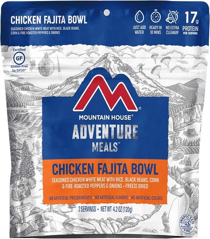 Mountain House Spicy Southwest Style Skillet | Freeze Dried Backpacking & Camping Food & Chicken Fajita Bowl | Freeze Dried Backpacking & Camping Food in Saudi Arabia