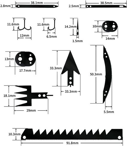 البقاء على قيد الحياة MultiTool بطاقة الحجم، علة خارج حقيبة CampingTool، أفضل Multitool للتخييم والبرية البقاء على قيد الحياة Preppers Gear، الصيد التخييم المشي لمسافات طويلة الصيد طقم الطوارئ 4 حزمة in Kuwait