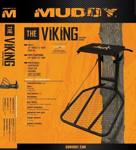 Muddy "The Viking Hang-On Tree Stand, Lightweight in Saudi Arabia