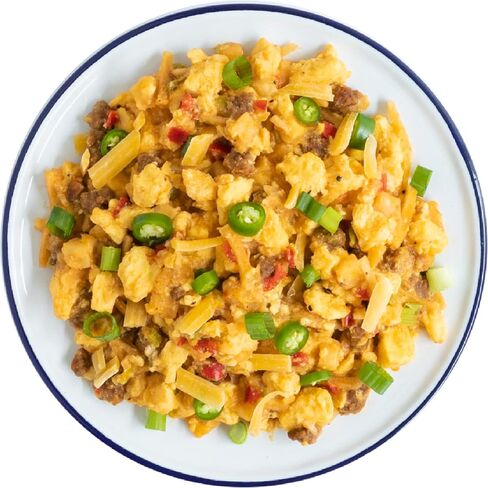 Mountain House Veggie Chorizo Breakfast Scramble | Freeze-Dried Backpacking & Camping Food | Gluten-Free & Vegetarian | 2-Servings in Saudi Arabia