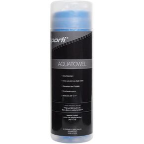 Sporti 26" X 17" Large Chamois Sports Towel (Blue)