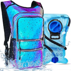 Hydration Pack, Water Backpack with 3L Hydration Bladder Lightweight Insulation, Festival Essential, Rave Hydration Backpack, Hydropack Backpack for Rave, Hiking, Biking, Festival Gear in Kuwait