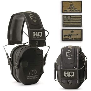 كمامات الأذن الإلكترونية من سلسلة باتريوت HQ ISSUE من ووكر، باللون الأسود in Kuwait