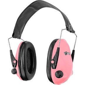 BOOMSTICK Pink Electronic Ear Muff with 4 AAA