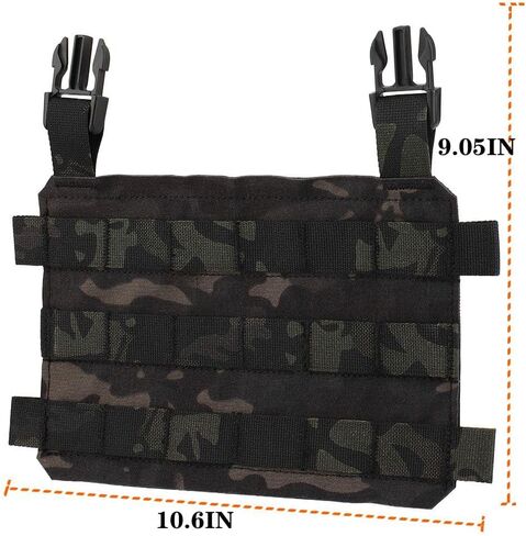 Tactical MOLLE Placard Molle Gear Expand Adaptation Platform with Hook-and-Loop Backing for Tactical Vest in Kuwait