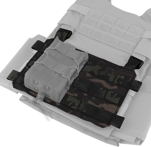 Tactical MOLLE Placard Molle Gear Expand Adaptation Platform with Hook-and-Loop Backing for Tactical Vest in Kuwait