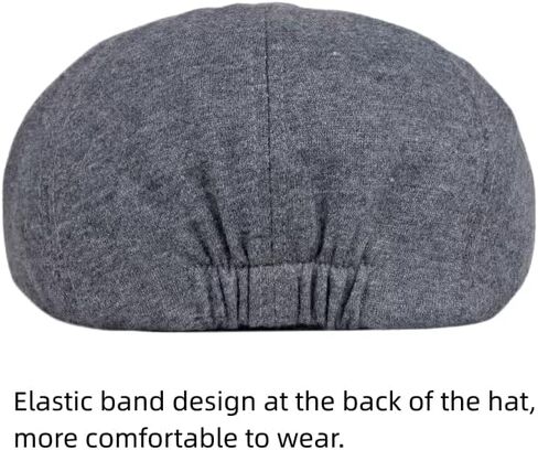 قبعة Willheoy Newsboy للرجال قبعة مسطحة قبعة جولف كابي قبعات بيريه 1920 Gatsby Accessories in Kuwait