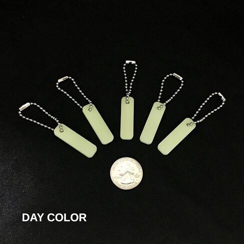 Skur Composites تتوهج في الظلام، علامات النجاة العسكرية للتخييم مع سلسلة كروية 4 بوصة HyperGlow (أكوا 5 عبوات) in Saudi Arabia