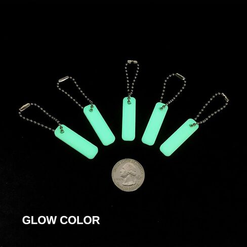 Skur Composites تتوهج في الظلام، علامات النجاة العسكرية للتخييم مع سلسلة كروية 4 بوصة HyperGlow (أكوا 5 عبوات) in Saudi Arabia