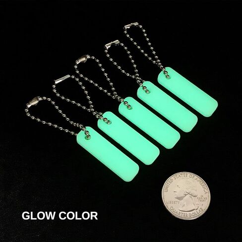 Skur Composites تتوهج في الظلام، علامات النجاة العسكرية للتخييم مع سلسلة كروية 4 بوصة HyperGlow (أكوا 5 عبوات) in Saudi Arabia