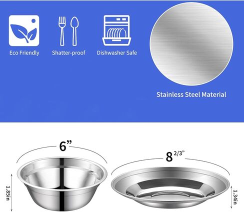 Camping Cookware Mess Kit,304 Stainless Steel Camping Cooking Set,Camping Pot and Pan Set with Blows Cups Plates Forks Knives Spoons for Hiking, Picnic, and Adventure Travel for 2-4 People in Kuwait