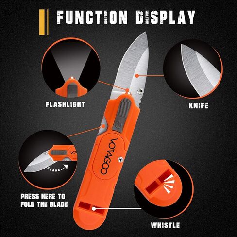 VOTAGOO Gifts for Men Dad Husband Boyfriend, Survival Gear and Emergency 13 in 1, Outdoor Survival Kits for Fishing Hiking, Professional Gear Tactical Equipment EDC Tool for Him in Saudi Arabia