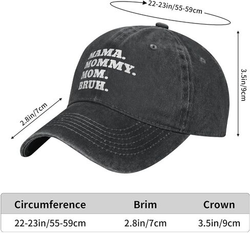 Mom Hat Hat Mama Mom Bruh Mother Cap Men Baseball Hat Fashionable Hats in Saudi Arabia