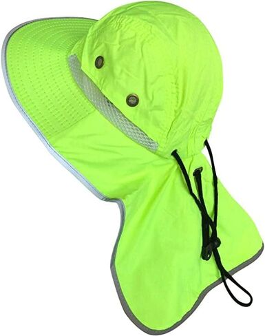 Boonie Men Snap Hat Wide Brim Neck Cover Sun Bucket Hats Safari Outdoor Garden in Saudi Arabia