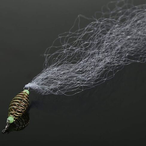 VGEBY Fishing Net, Spring Net Netting Connector with Luminous Beads Swivel Fishing Lure Fishing Hooks Fishing Tackle Accessory(10#) in Saudi Arabia
