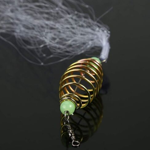 VGEBY Fishing Net, Spring Net Netting Connector with Luminous Beads Swivel Fishing Lure Fishing Hooks Fishing Tackle Accessory(10#) in Saudi Arabia