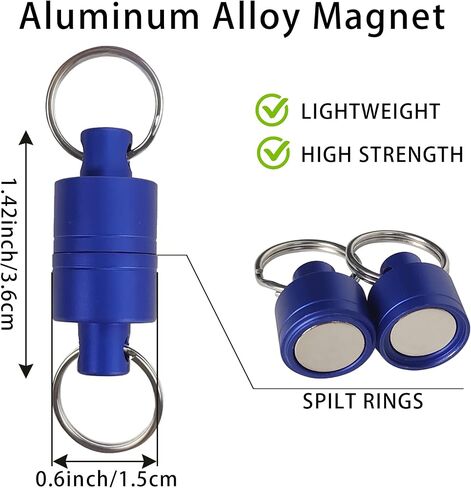 Aventik Magnetic Net Release Powerful Strongest Magnetic Fly Fishing Net Release Holder with Cord 12 LB for Fly Fishing Lanyard in Saudi Arabia