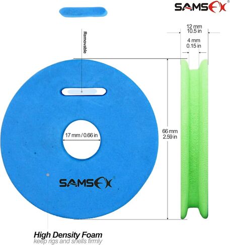 SAMSFX Fishing Tippet Holder with Rigging Foam Fly Fishing Gear for Line Leader Organizer Storage Accessories in Saudi Arabia