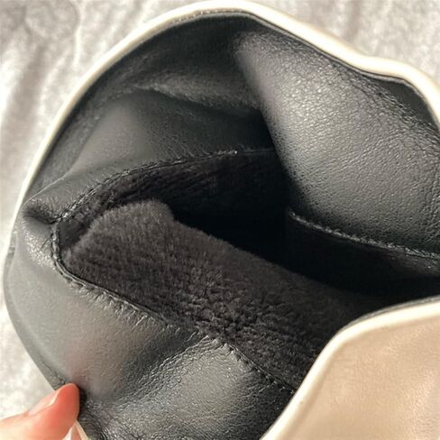 KRHINO Womens Boots, Women's Knee Square Toe Shoes Women's Boots Women's Winter Warm Boots in Kuwait