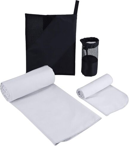 sytiry Microfiber Towel Perfect Travel & Sports &Beach Towel. Suitable for Camping, Backpacking,Gym, Beach, Swimming,Yoga in Kuwait