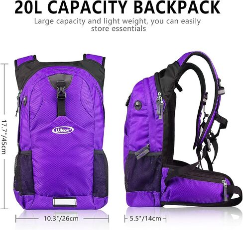 Hydration Pack Thermal Insulated Hydration Backpack with 2L BPA Free Leak-Proof Water Bladder, Daypack Perfect for Running, Cycling, Hiking, Climbing-Keep Liquids Cool Up to 4 Hours in Kuwait
