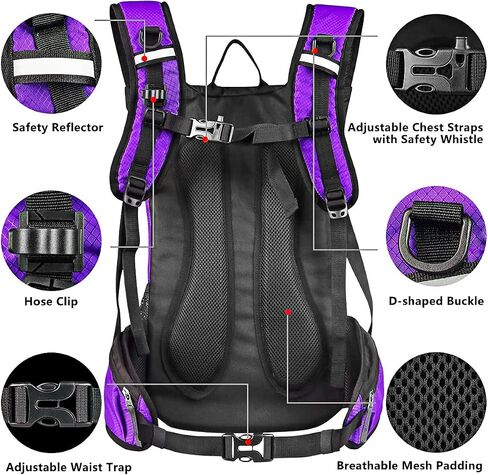 Hydration Pack Thermal Insulated Hydration Backpack with 2L BPA Free Leak-Proof Water Bladder, Daypack Perfect for Running, Cycling, Hiking, Climbing-Keep Liquids Cool Up to 4 Hours in Kuwait