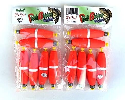 Kinghawk Foam Fishing Bobbers Weighted Floats Snap-On High Visibility in Saudi Arabia