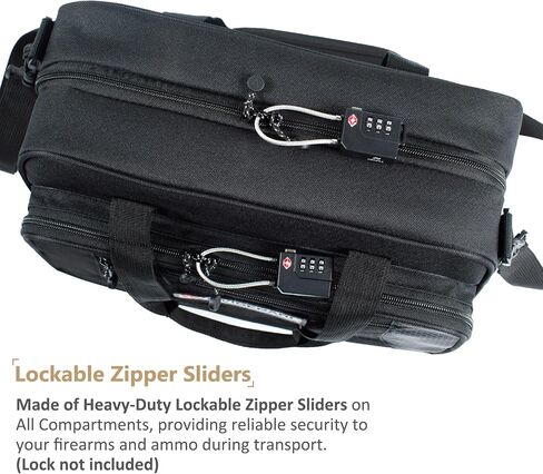 VIGEGARI Pistol Range Bag Shooting, Gun Bag for Pistols, Gun Case for Handguns, Ammo Bag, Gun Case for Handguns, Tactical Range Bag, Gun Carrying Bag, Gun Range Accessories in Saudi Arabia