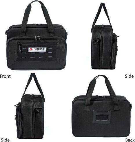 VIGEGARI Pistol Range Bag Shooting, Gun Bag for Pistols, Gun Case for Handguns, Ammo Bag, Gun Case for Handguns, Tactical Range Bag, Gun Carrying Bag, Gun Range Accessories in Saudi Arabia