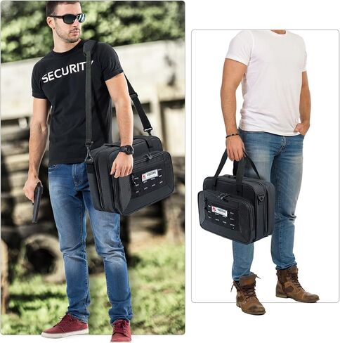 VIGEGARI Pistol Range Bag Shooting, Gun Bag for Pistols, Gun Case for Handguns, Ammo Bag, Gun Case for Handguns, Tactical Range Bag, Gun Carrying Bag, Gun Range Accessories in Saudi Arabia