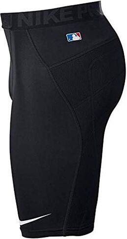 Nike Boys' Pro Heist Dri-FIT Baseball Sliding Shorts(Black/Black, M) in Saudi Arabia