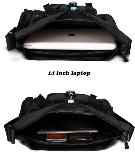ArcEnCiel Tactical Messenger Bag Men Military MOLLE Sling Shoulder Pack with Patch in Saudi Arabia