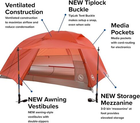 Big Agnes Copper Spur HV UL - UltralightBackpacking Tent in Kuwait