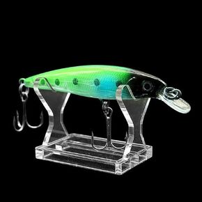 Fishing Lure Display Stands, Acrylic Fishing Lure Display Stands Clear Larger Fishing Lures Easels, for Baits Lure Display,Fishing Lures Kit Set Accessories Storage Decoration for Fishing Store in Saudi Arabia