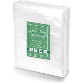 Vacuum Sealer Bags, 4"*6" 50 Pcs Heavy Duty Pre-Cut Design Commercial Grade Food Sealable Bag for Heat Seal Food Storage, Great for Storage, Meal Prep and Sous Vide in Kuwait