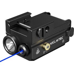 AUCLAYTEC Pistol Flashlight Green Laser Combo 420 Lumens Pistol Light Recharge Tatical Flashlight Fits for Picatinny MIL-STD-1913 Rail, Fits for Glock (with Built-in Battery) in Kuwait