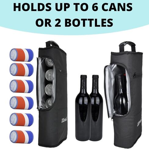 101mart Golf Cooler Bag | Soft Insulated Golf Bag Cooler Holds 6 Cans or 2 Wine Bottles | Perfect for Golfing & Outdoor Activities | Ideal Gift for Golfers of All Levels Men & Women in Kuwait